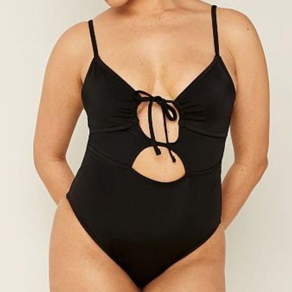 PINK Victoria's Secret Black One Piece Swimwear - Picture 12 of 12